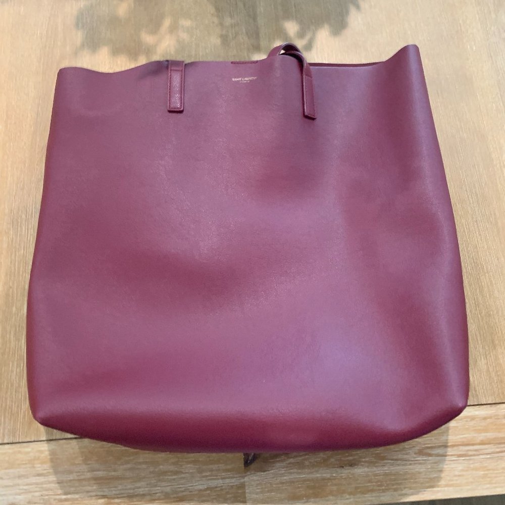 Saint Laurent (YSL) Burgundy Tote